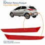 Par Refletor Parachoque Traseiro Hyundai Hb20 2016 2017 2018 2019