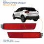 Par Refletor Parachoque Traseiro Nissan Kicks 2016 Até 2021