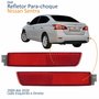 Par Refletor Parachoque Traseiro Nissan Sentra 2009 Até 2020