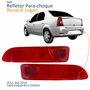Par Refletor Parachoque Traseiro Renault Logan 2011 2012 2013 2014
