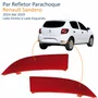 Par Refletor Parachoque Traseiro Renault Sandero 2014 Até 2019