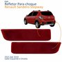 Par Refletor Parachoque Traseiro Renault Sandero Stepway 2015 2016 2017 2018 2019