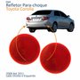 Par Refletor Parachoque Traseiro Toyota Corolla 2008 2009 2010 2011