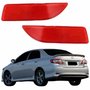 Par Refletor Parachoque Traseiro Toyota Corolla 2012 2013 2014
