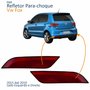 Par Refletor Parachoque Traseiro Vw Fox 2015 2016 2017 2018 2019