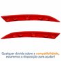 Par Refletor Parachoque Traseiro Vw Gol G6 2012 2013 2014 2015 2016