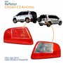 Par Refletor Traseiro Parachoque Citroen C3 Aircross 2011 Até 2015 Vermelho Cristal