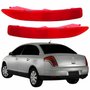 Par Refletor Traseiro Parachoque Citroen C4 Pallas 2006 Até 2012 