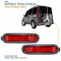 Par Refletor Traseiro Parachoque Fiat Doblo Adventure 2010 Até 2021