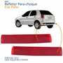 Par Refletor Traseiro Parachoque Fiat Palio 2004 Até 2011