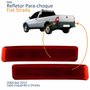 Par Refletor Traseiro Parachoque Fiat Strada 2004 Até 2013
