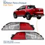 Par Refletor Traseiro Parachoque Fiat Toro 2015 Até 2020