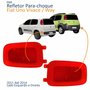 Par Refletor Traseiro Parachoque Fiat Uno Vivace Way 2011 2012 2013 2014