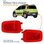 Par Refletor Traseiro Parachoque Fiat Uno Way 2011 2012 2013 2014