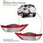 Par Refletor Traseiro Parachoque Ford Ecosport 2013 2014 2015 2016 Com Luz De Ré