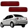 Par Refletor Traseiro Parachoque Ford Fiesta Sedan 2011 Até 2016