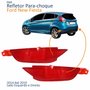Par Refletor Traseiro Parachoque Ford New Fiesta 2014 Até 2019