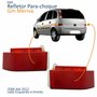 Par Refletor Traseiro Parachoque Gm Meriva 2006 Até 2012