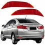 Par Refletor Traseiro Parachoque Honda City 2014 2015 2016 2017