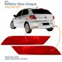 Par Refletor Parachoque Traseiro Vw Gol G7 2016 2017 2018