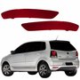 Par Refletor Parachoque Traseiro Vw Polo Hatch 2012 2013 2014 2015