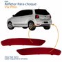 Par Refletor Parachoque Traseiro Vw Polo Hatch 2012 2013 2014 2015