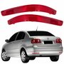 Par Refletor Parachoque Traseiro Vw Polo Sedan 2012 2013 2014 2015