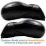 Par Retrovisor Citroen C3 2003 Até 2011 Elétrico Com Capa Lisa