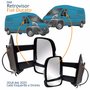 Par Retrovisor Fiat Ducato 2018 Até 2025 Sem Controle Com Pisca Braço Longo