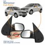 Par Retrovisor Fiat Palio 2004 Até 2010 4 Portas Sem Controle