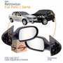 Par Retrovisor Fiat Palio Siena Economy Fire 2011 Até 2017 4 Portas Sem Controle Original
