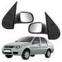 Par Retrovisor Fiat Siena 2005 Até 2012 4 Portas Sem Controle