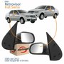 Par Retrovisor Fiat Siena 2005 Até 2012 4 Portas Sem Controle