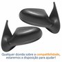 Par Retrovisor Fiat Siena 2005 Até 2012 4 Portas Sem Controle