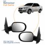 Par Retrovisor Fiat Siena Atractive 4 Portas 2011 Até 2015 Elétrico