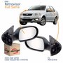 Par Retrovisor Fiat Siena Es Attractive 2011 Até 2016 4 Portas Sem Controle Original