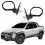 Par Retrovisor Fiat Strada Adventure Locker 2008 Até 2013 Com Controle Com Pisca