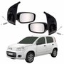 Par Retrovisor Fiat Uno Vivace 2015 2016 2017 2018 2019 4 Portas Com Controle Com Pisca