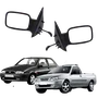 Par Retrovisor Ford Courier 1997 Até 2002 Com Controle Manual Interno