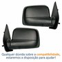 Par Retrovisor Ford Ranger 2005 2006 2007 2008 2009 Elétrico Capa Texturizada