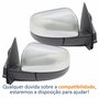 Par Retrovisor Ford Ranger 2012 Até 2023 Elétrico Com Capa Cromada Original