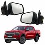 Par Retrovisor Ford Ranger 2023 2024 Elétrico Com Pisca Capa Cromada Foldway Original