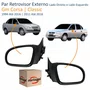 Par Retrovisor Gm Corsa 1994 Até 2016 Classic 2011 Até 2016 2 4 Portas Sem Controle