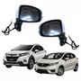 Par Retrovisor Honda Fit 2014 Até 2021 Wrv 2018 2019 Elétrico Com Pisca 5 Fios