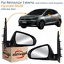 Par Retrovisor Hyundai Hb20 2020 Até 2022 Elétrico Com Pisca Retrátil Power Fold METAGAL