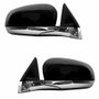 Par Retrovisor Jeep Commander 2021 2022 2023 Com Pisca Eletrico Com Aplique Cromado