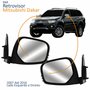 Par Retrovisor Mitsubishi Dakar 2007 Até 2016 Elétrico Capa Cromada Par Retrovisor Mitsubishi Dakar 2007 Até 2016 Elétrico Capa Cromada