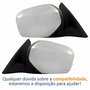 Par Retrovisor Mitsubishi Dakar Pajero Triton L200 2007 Até 2016 Elétrico Capa Cromada Par Retrovisor Mitsubishi Dakar Pajero Triton L200 2007 Até 2016 Elétrico Capa Cromada