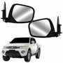 Par Retrovisor Mitsubishi Triton L200 2007 Até 2016 Elétrico Capa Cromada Par Retrovisor Mitsubishi Triton L200 2007 Até 2016 Elétrico Capa Cromada