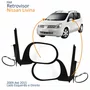 Par Retrovisor Nissan Livina 2009 Até 2015 Elétrico Capa Lisa
